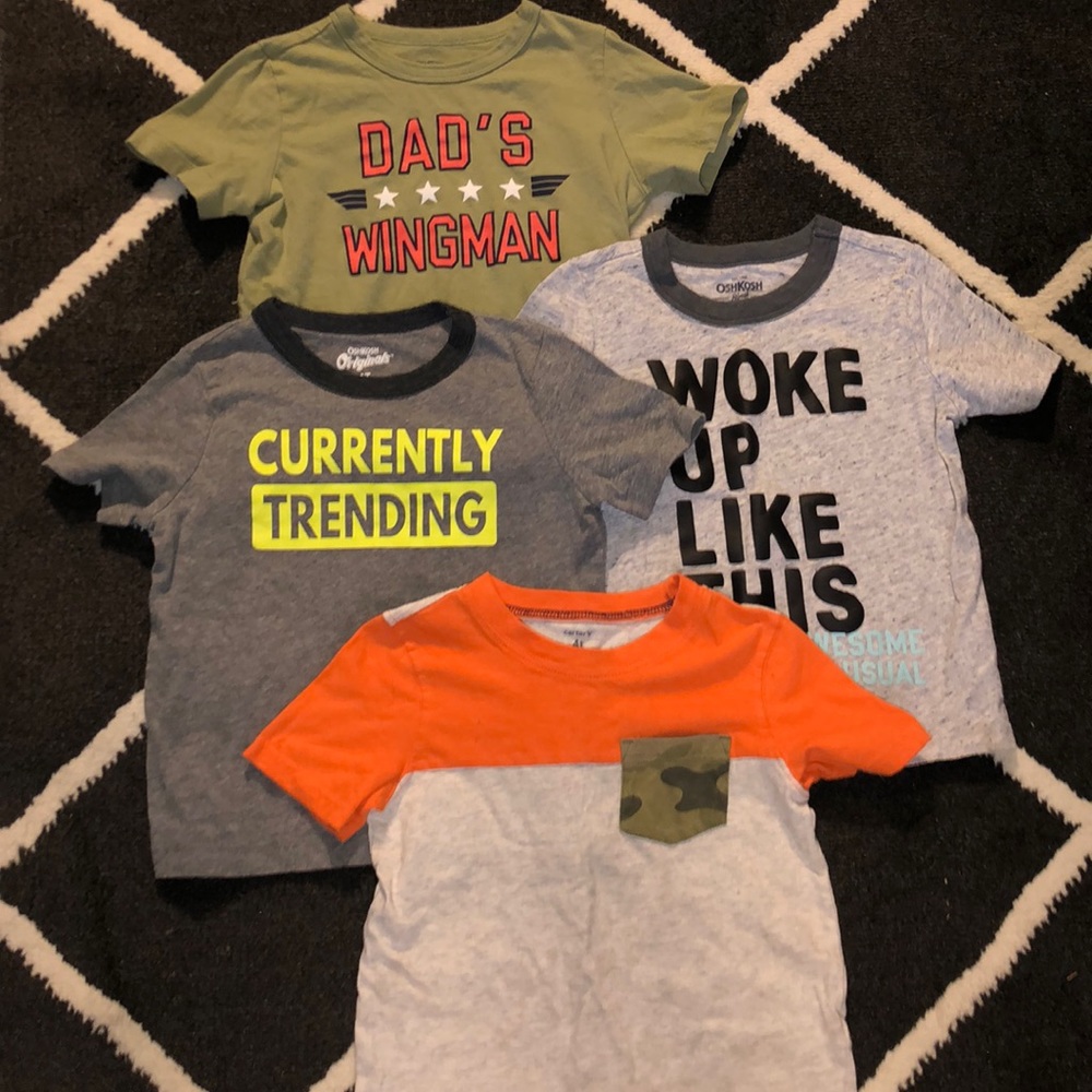 4t short sleeve shirts
